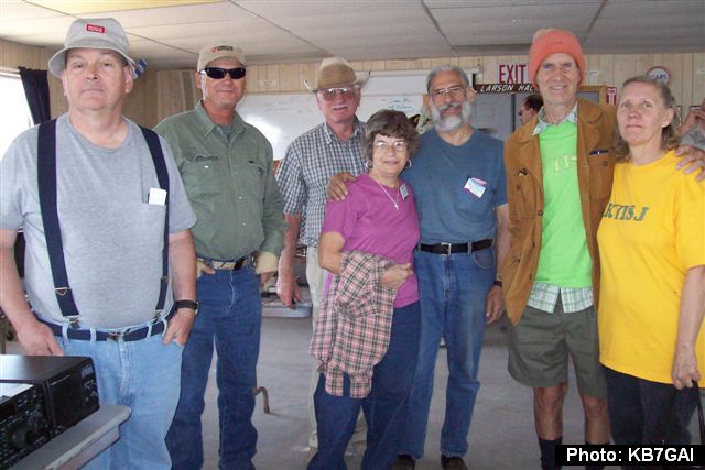 1 Pete, N6ETA Al, N7SQN John, KD7DO Bill, N7YGU & Val Joe, W7ISJ & Deb K7ISJ.jpg 1 Pete, N6ETA Al, N7SQN John, KD7DO Bill, N7YGU & Val Joe, W7ISJ & Deb K7ISJ.jpg
